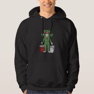 Vote Trump Garbage Man Stay Trashy 2024 Election Hoodie