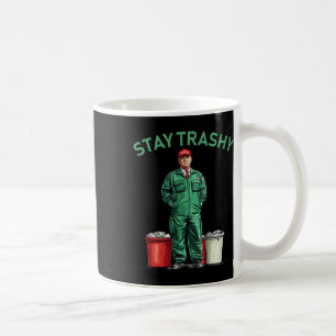Vote Trump Garbyge Man Stay Trashy 2024 Election P Coffee Mug