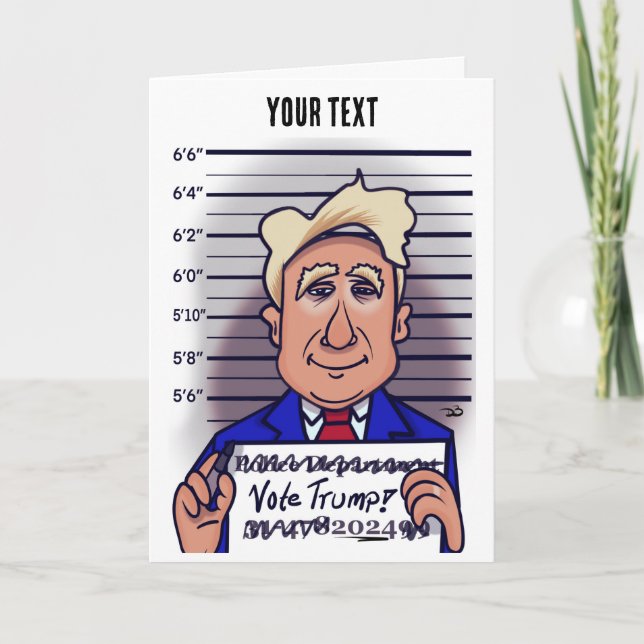 Vote Trump Greeting Card (Front)