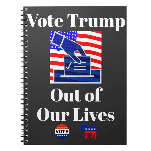 Vote Trump Out of Our Lives Notebook (Front)