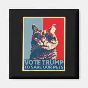 Vote Trump To Save Our Pets 2025 Magnet