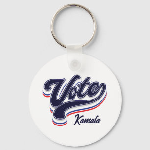Vote Typography - Election  Key Ring
