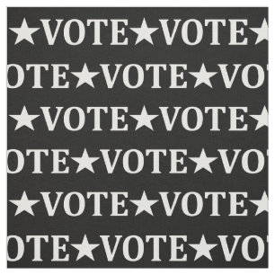 Vote. USA presidential election. Patriotic. Black Fabric