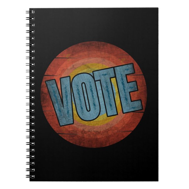 VOTE VINTAGE NOTEBOOK (Front)