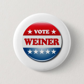 VOTE WEINER 6 CM ROUND BADGE