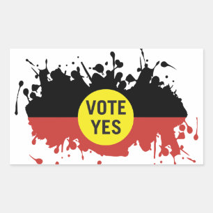 Vote Yes Indigenous Voice to Parliament Rectangular Sticker