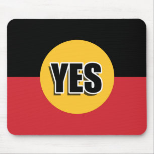 Vote yes mouse pad