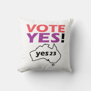 Vote Yes To The Voice Of Indigenous Australian Cushion