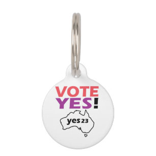 Vote Yes To The Voice Of Indigenous Australian Pet Tag