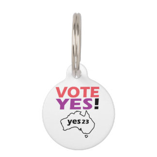 Vote Yes To The Voice Of Indigenous Australian Pet Tag