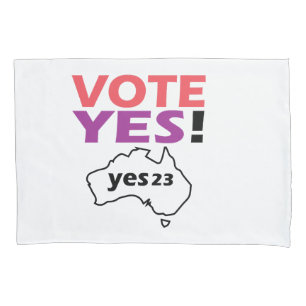 Vote Yes To The Voice Of Indigenous Australian  Pillowcase