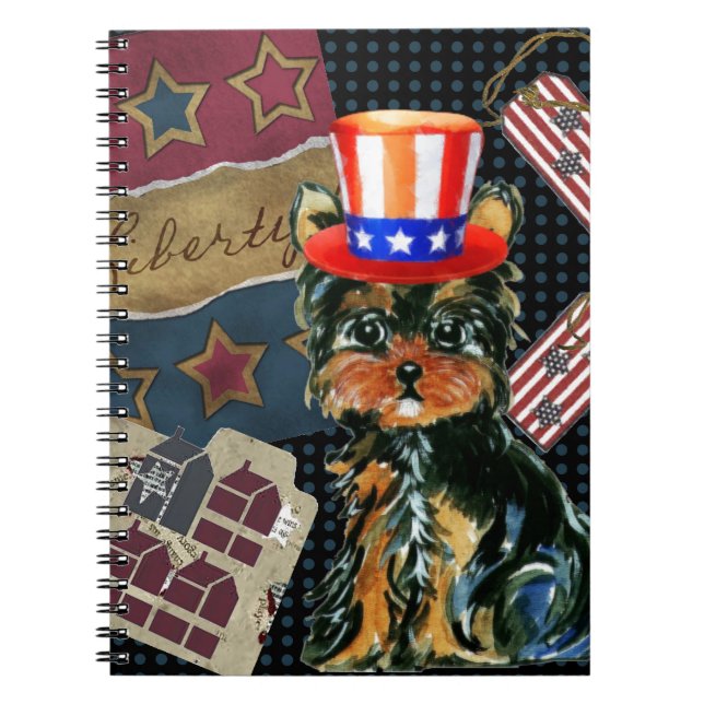 VOTE YORKIE POO SPIRAL NOTEBOOK (Front)