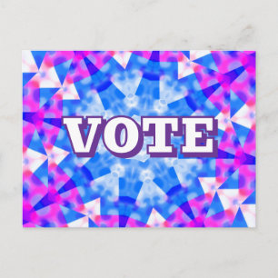 VOTE (You Can Change The Words) Postcard