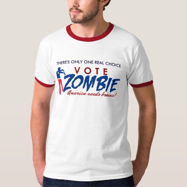 Vote Zombie 2012 Shirt (Front)