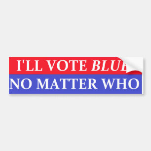 VoteBlue2 Bumper Sticker