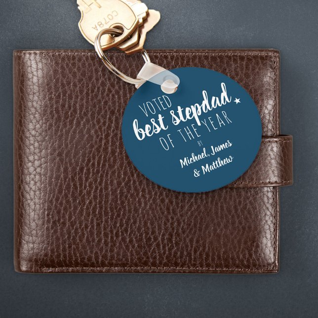 Voted Best Stepdad of the Year by .. Blue Keychain (Creator Uploaded)