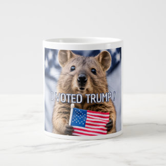 Voted Trump Large Coffee Mug