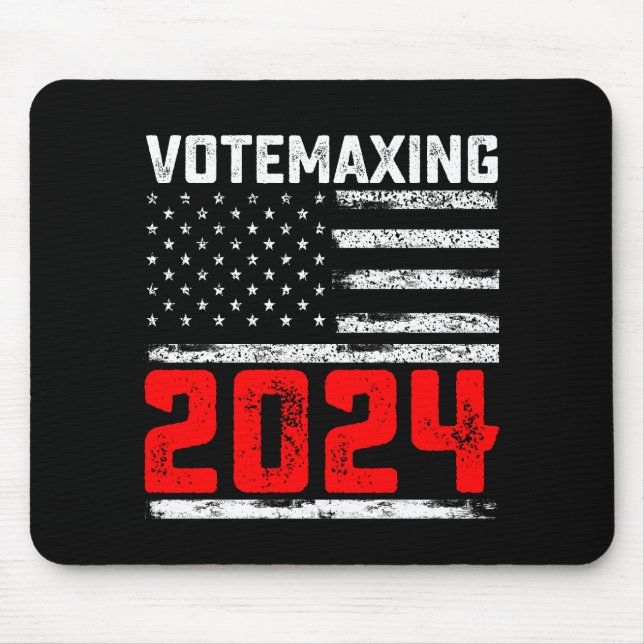 VoteMaxing 2024 Trump Presidential Election Mouse Pad (Front)