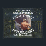 VoteNow Political Patriotic Trump Republican Party Postcard<br><div class="desc">Primalaska.</div>