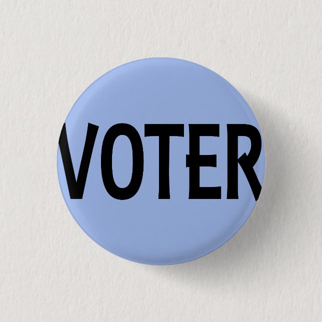 Voter 3 Cm Round Badge (Front)