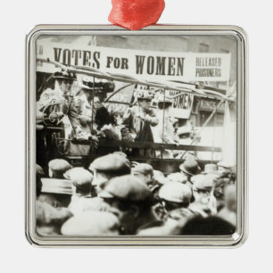 Votes for Women, August 1908 Metal Tree Decoration