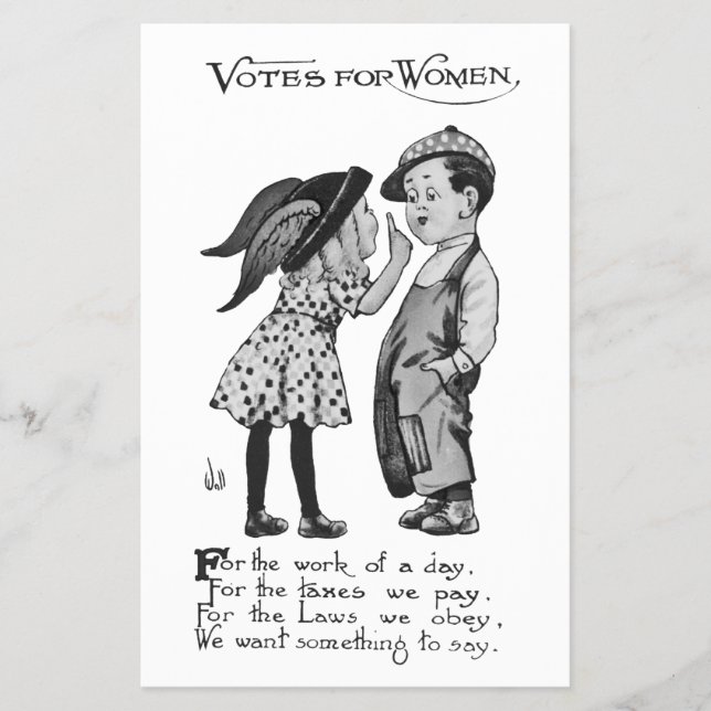 Votes For Women Flyer (Front)