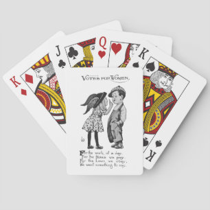 Votes For Women Playing Cards