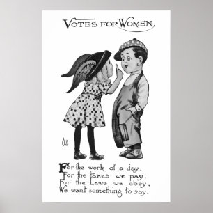 Votes For Women Poster