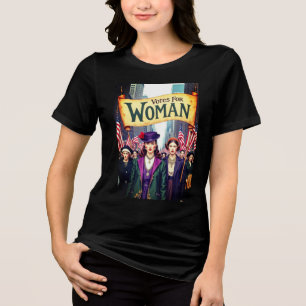 Votes For Women Suffrage 2025 Tri-Blend Shirt