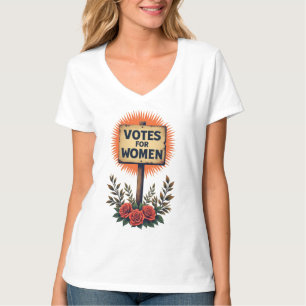 Votes for Women Vintage Protest Sign T-Shirt