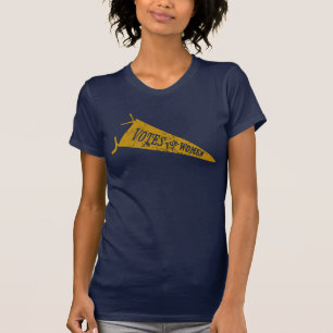 Votes For Women Vintage Suffrage Movement Pennant T-Shirt