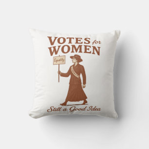 Votes for Women, Vintage Suffragette Art Cushion