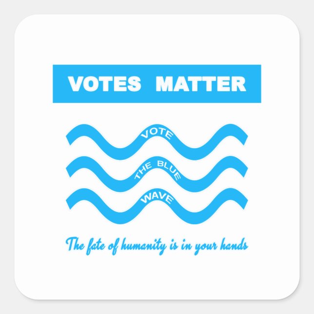 Votes Matter Square Sticker (Front)