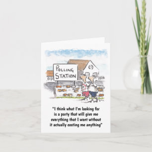 Voting Day Greetings Card