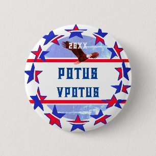 Voting Fun Customisable Campaign Election POTUS 6 Cm Round Badge