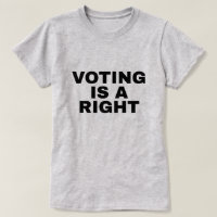 Voting is a Right 24th Amendment Two-Sided