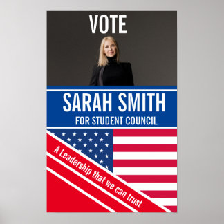 voting poster class president, student council
