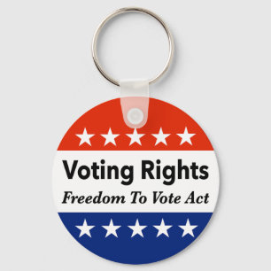 Voting Rights Freedom To Vote Act Key Ring