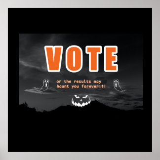 Voting Scare Tactics Poster