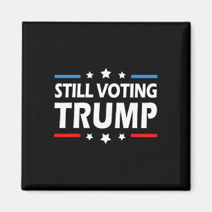 Voting Trump 2024 Patriotic American Flag Men Wome Magnet