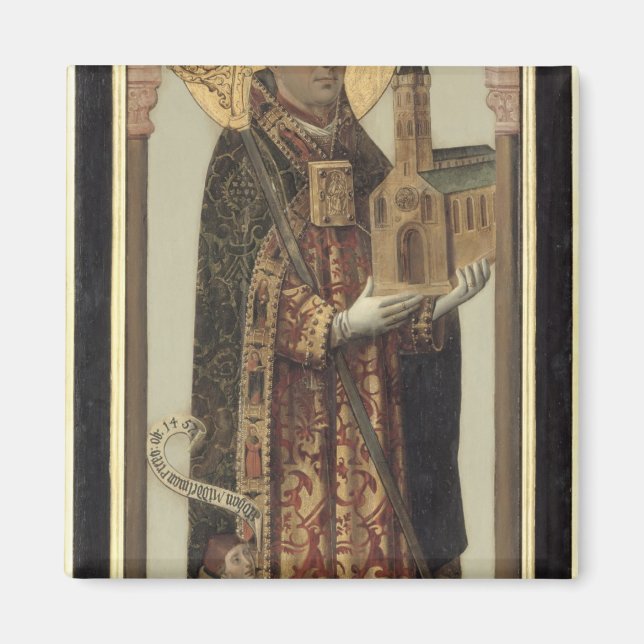 Votive Panel Depicting St. Ansgar, 1457 Magnet (Front)