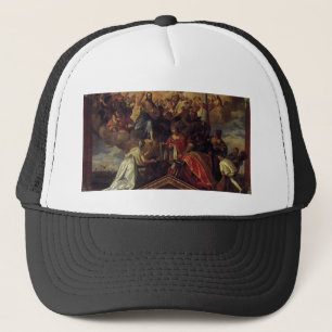 Votive Portrait of Doge Sebastiano Venier by Paolo Trucker Hat