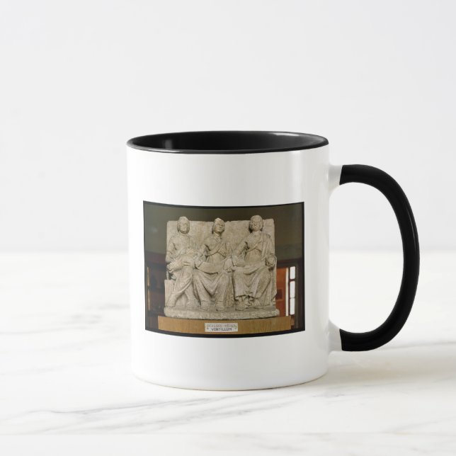 Votive sculpture of a triple mother deity mug (Right)