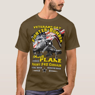 Vought F4U Corsair fighter aircaft ww2 T-Shirt
