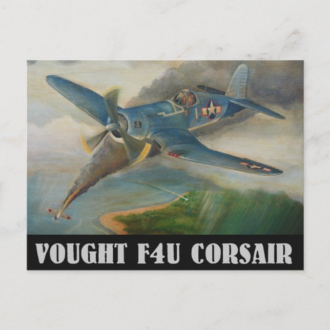Vought F4U Corsair Postcard (Front)