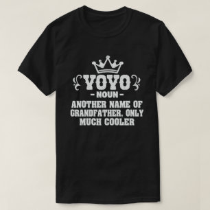 Vovo Definition Funny Meaning Cool Grandpa Gift  T-Shirt