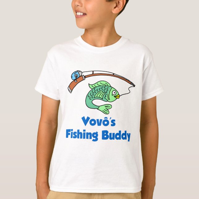 Vovo's Fishing Buddy T-Shirt (Front)