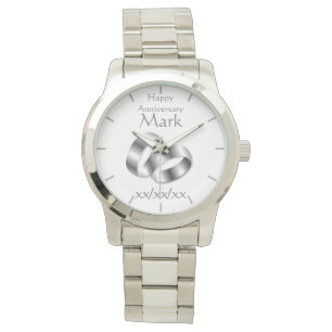 Vow Renewal Anniversary HUSBAND Watch Personalised
