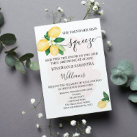 Vow Renewal Anniversary Wedding Pink Lemons