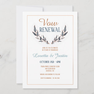 Vow Renewal Invitation